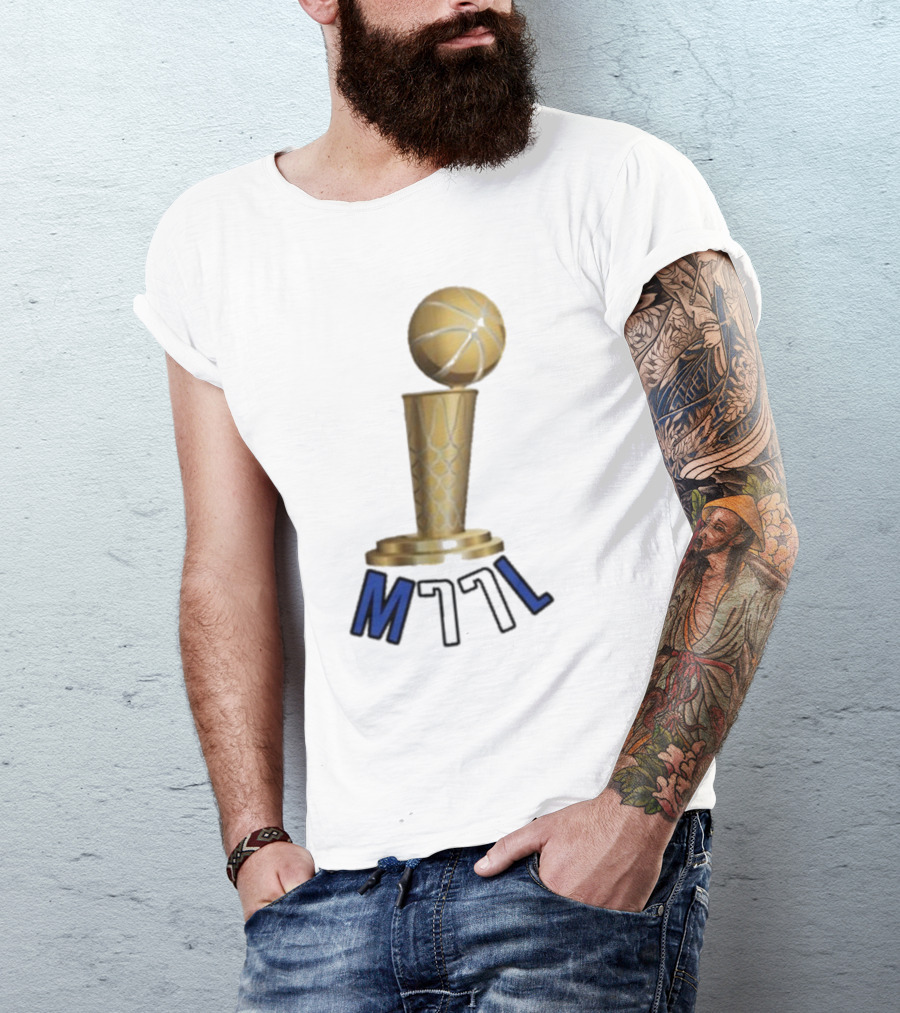 Dallas Mavericks Luka Doncic 77 M77l Basketball Trophy T-Shirt