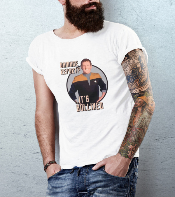Damage Report It’s Bollixed Star Trek Inspired Character With Uniform T-Shirt