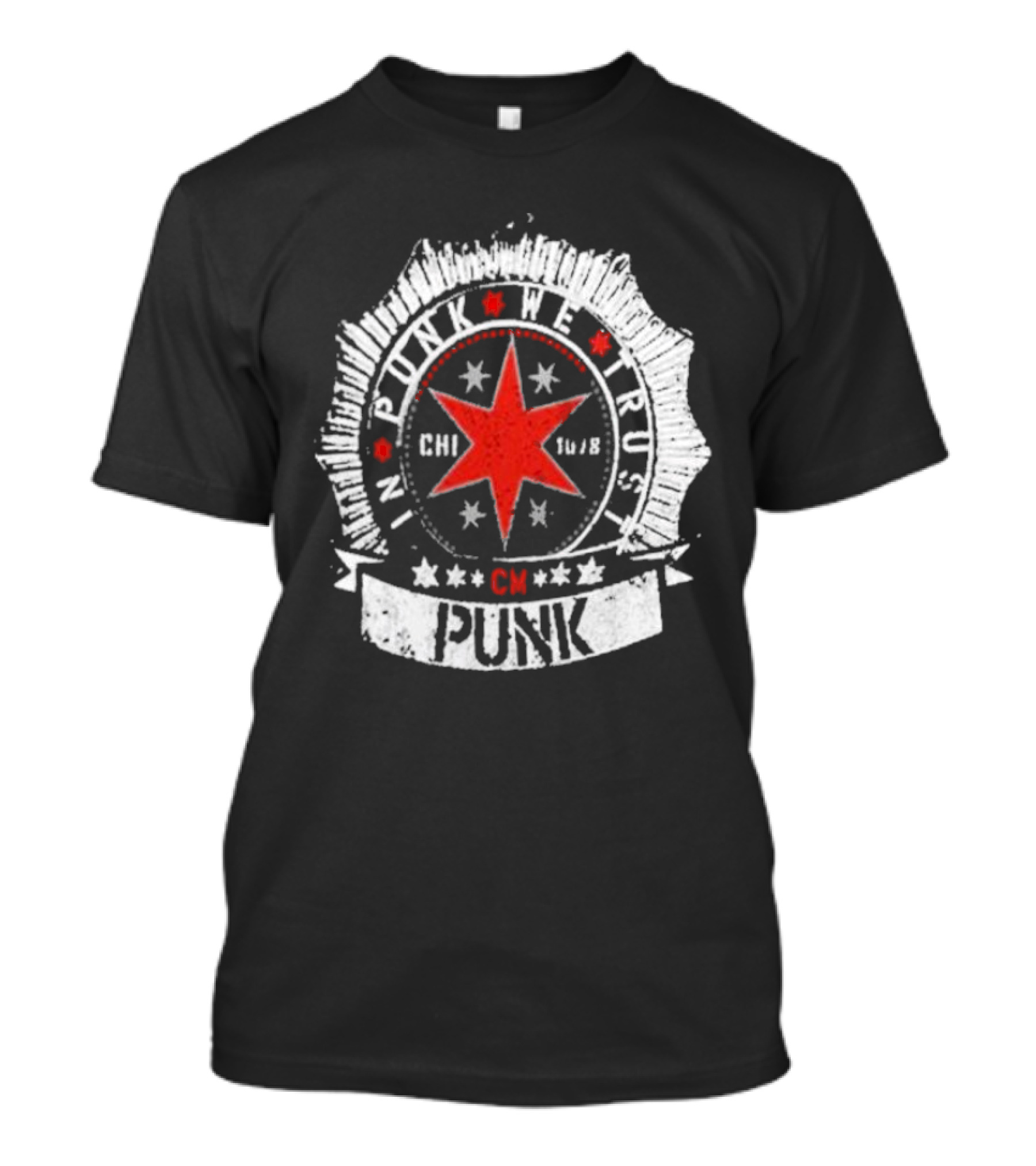 Gray Cm Punk In Punk We Trust Chi 16/8 T-Shirt