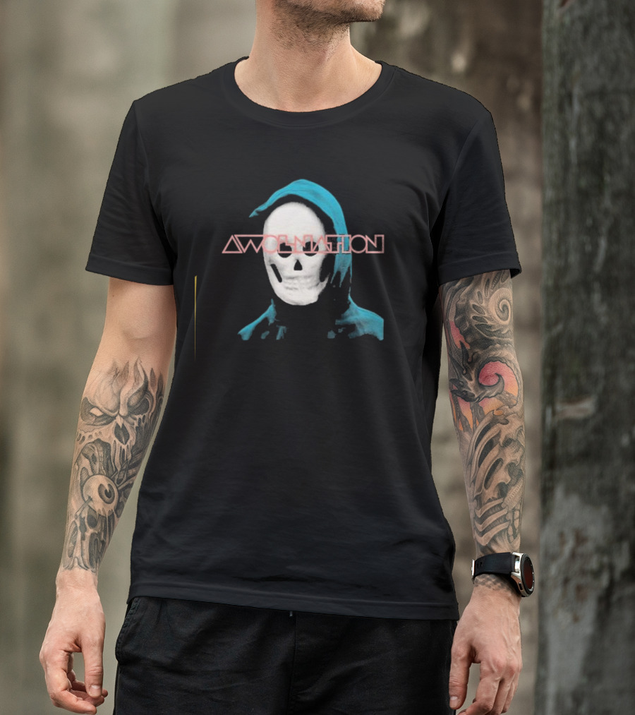 Awolnation Skull Mask T-Shirt