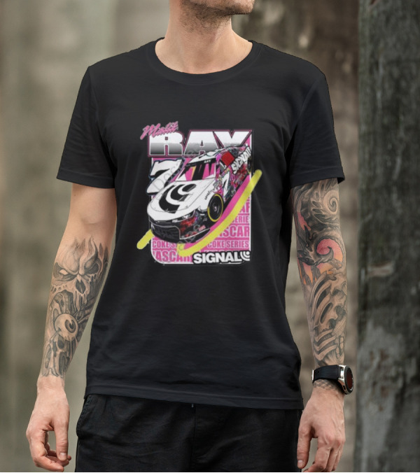Malik Ray 7 NASCAR Coke Series Signal Racing Car T-Shirt