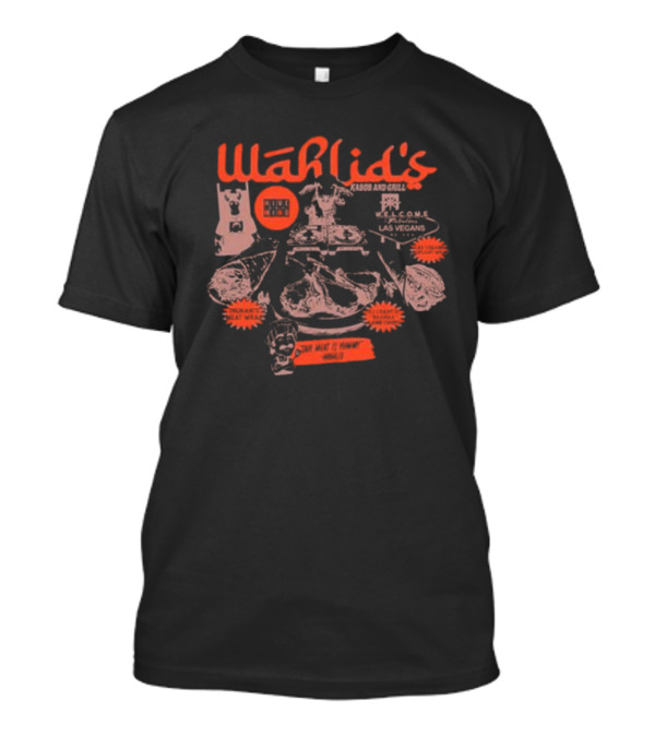 Wahlid's Kabob And Grill Hive Mind Menu Las Vegas Enjoy America’s Meat Wrap T-Shirt