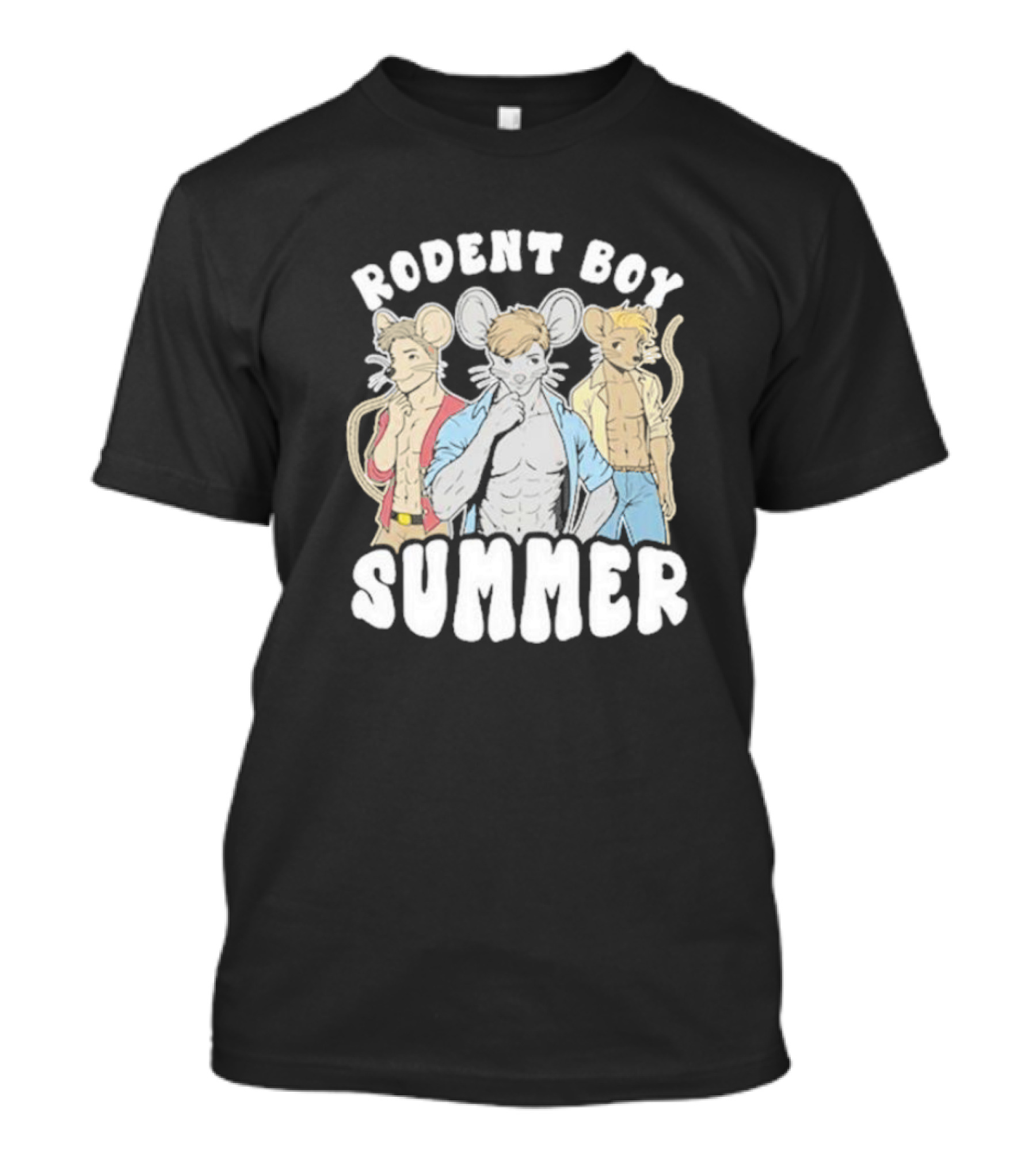 Rodent Boy Summer Mouse Trio Adventure T-Shirt
