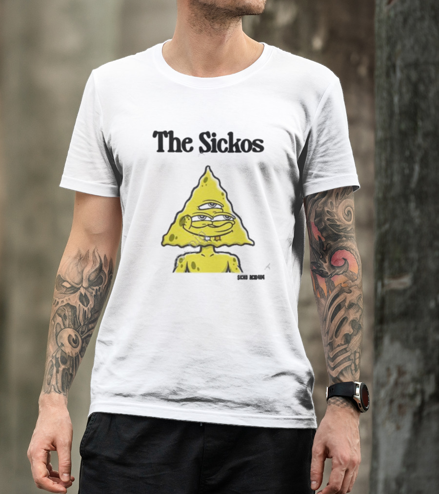 The Sickos Sponge Triangle Character T-Shirt