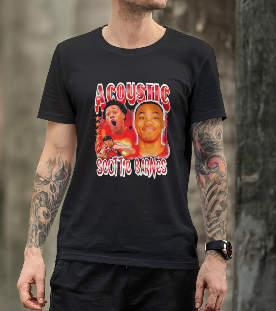 Acoustic Scottie Barnes NBA All-Star Raptors T-Shirt