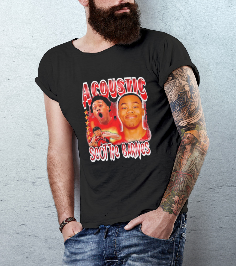 Acoustic Scottie Barnes NBA All-Star Raptors T-Shirt