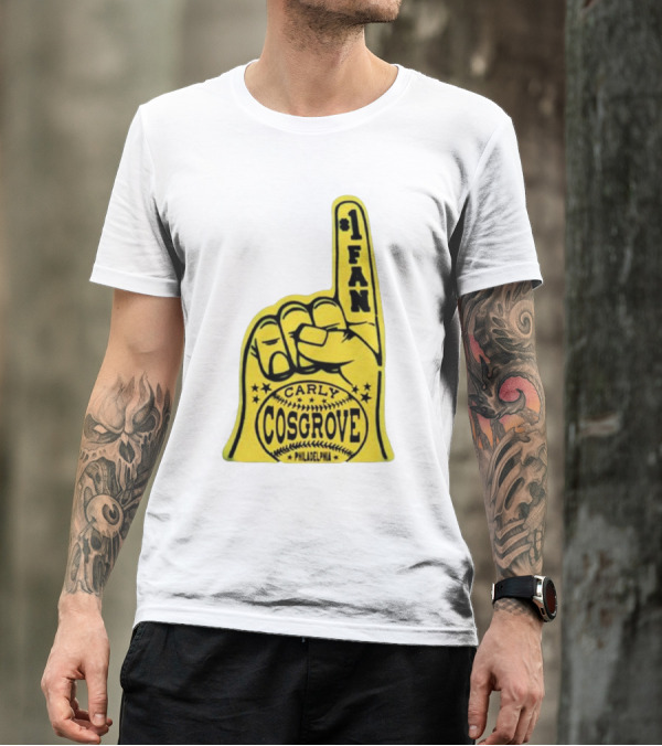 Carly Cosgrove Philadelphia Number One Fan Foam Finger T-Shirt