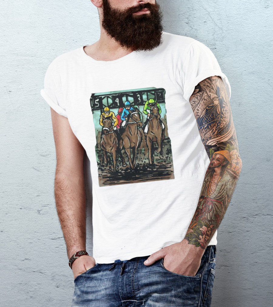U Horse Races Waitlist Action 54321 T-Shirt