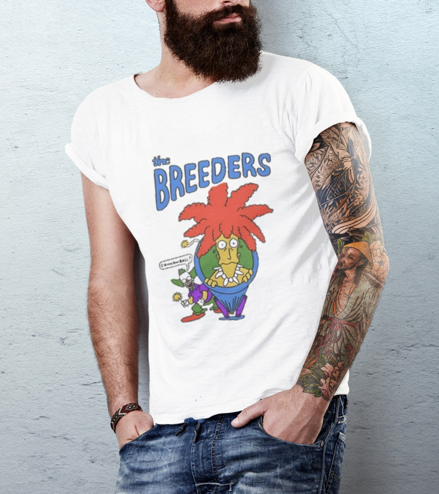 The Breeders Last Splash Cartoon Character T-Shirt