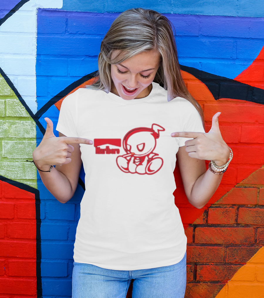 Marlboro Chao Smoking Red Character T-Shirt