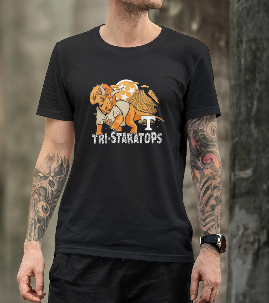 Tri-staratops Omavols Baseball Tennessee Mountain Stars T-Shirt