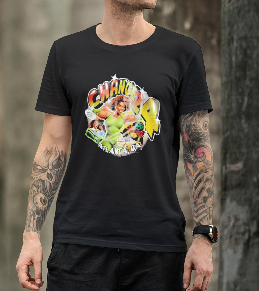 Change 24 Atlanta GA June 16th Black Pro Wrestling Rules T-Shirt