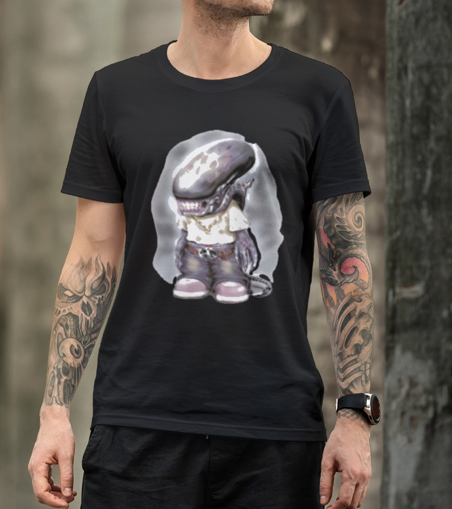 Pedro Xenomorph Alien Style Casual Outfit Character T-Shirt