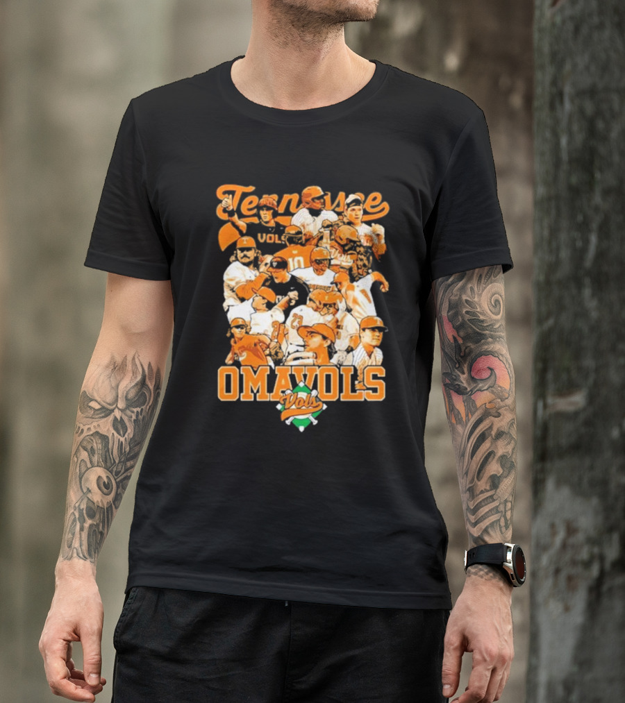 Tennessee Omavols Vols Baseball Team Players T-Shirt