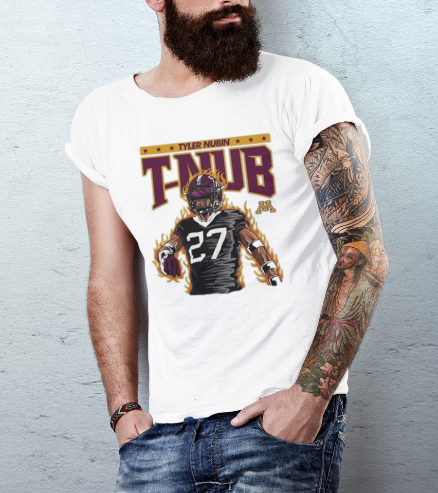 Ncaa Football Tyler Nubin T-Nub Defensive Back 27 Youth T-Shirt
