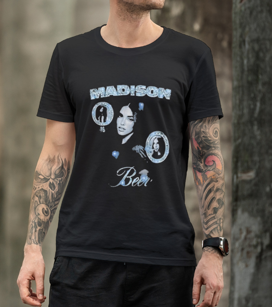 Madison Beer 95 Blue Gem Portraits T-Shirt