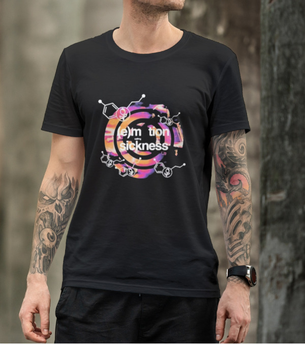 E Motion Sickness With Dine Alone Psychedelic Chemistry Vibes T-Shirt