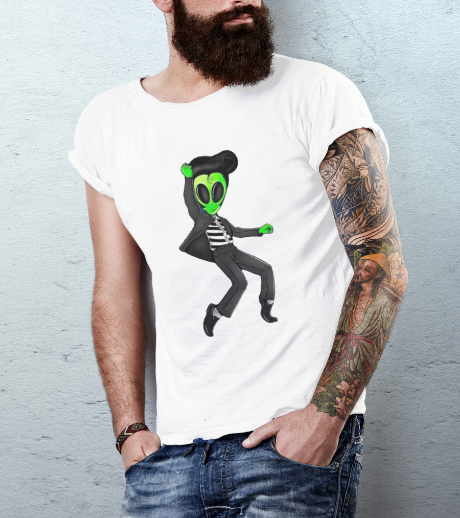 Jailhouse Rock Alien Elvis Presley Dance T-Shirt