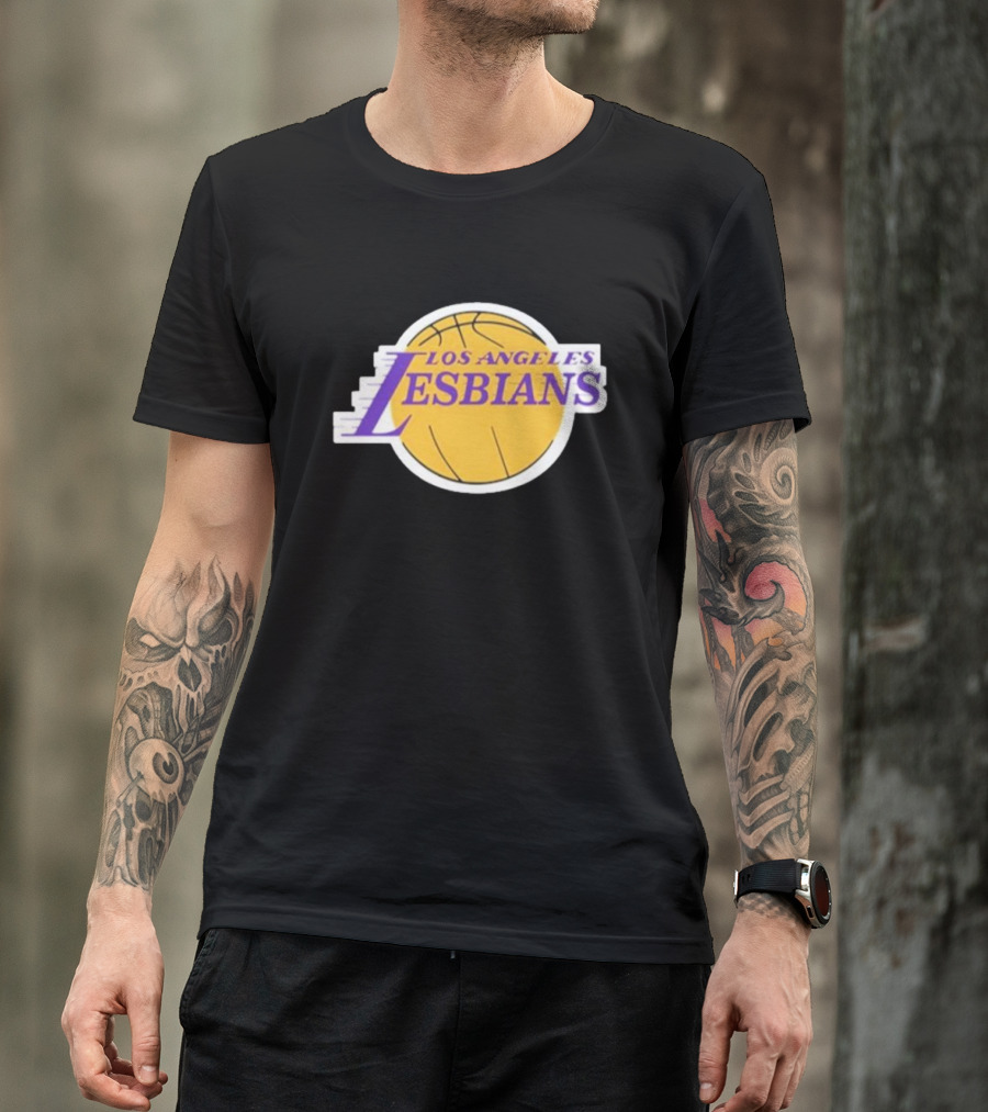 Lakeyia Brown Los Angeles Lesbians Basketball Logo Lakers T-Shirt