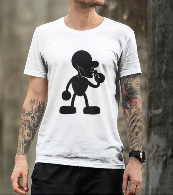 Yeet Team Mr Mew Iconic Silhouette And Dog Collaboration T-Shirt