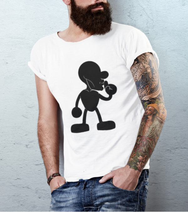 Yeet Team Mr Mew Iconic Silhouette And Dog Collaboration T-Shirt