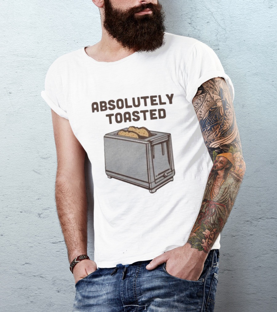 Absolutely Toasted Retro Toaster T-Shirt