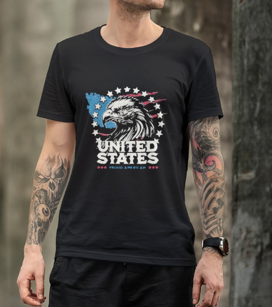 United States Proud American Eagle T-Shirt