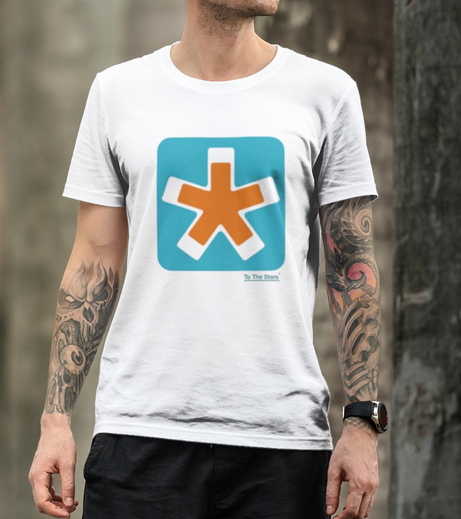 To The Stars Asterisk Icon Bold Colorful T-Shirt