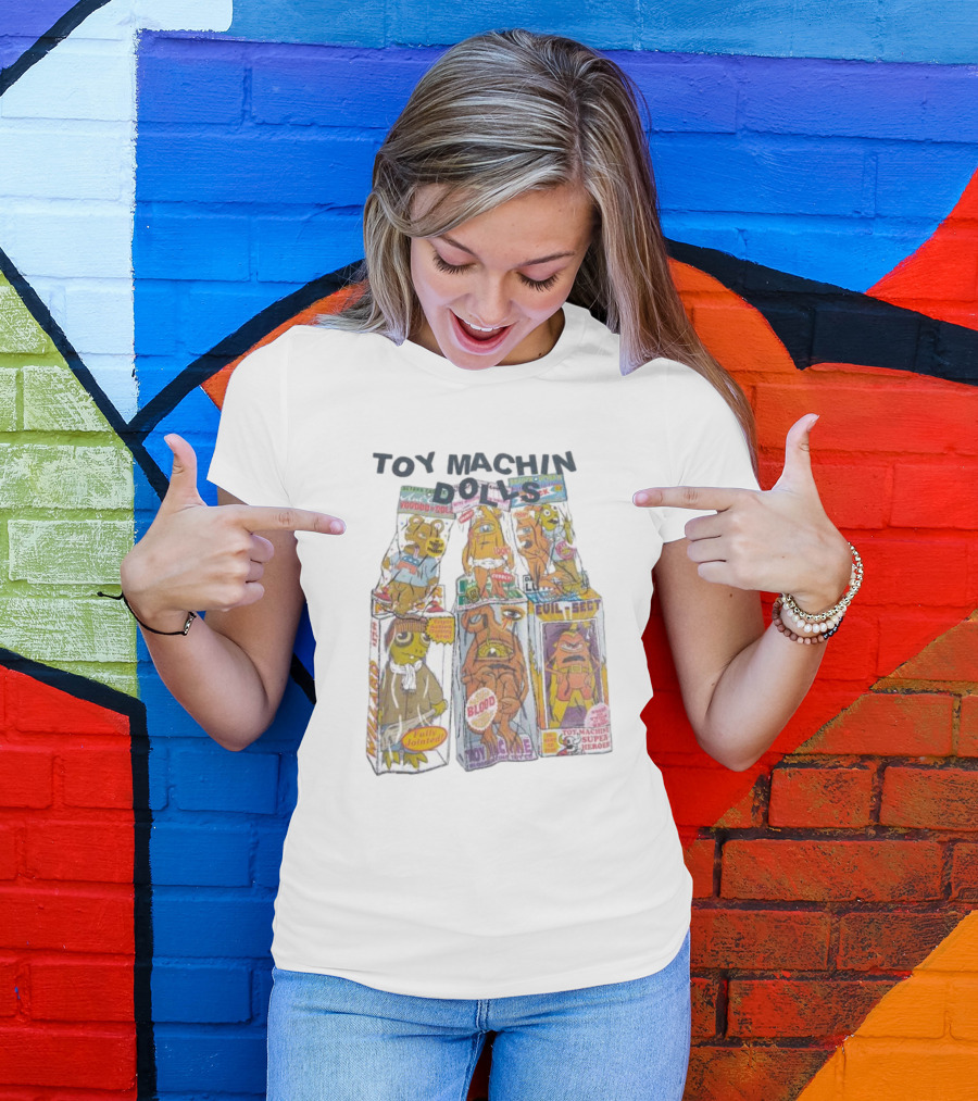 Toy Machine Dolls Evil Sect Blood Fobby Japan Super Heroes T-Shirt