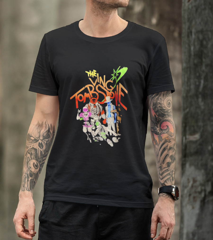 The Living Tombstone Characters And Logo With Colorful T-Shirt