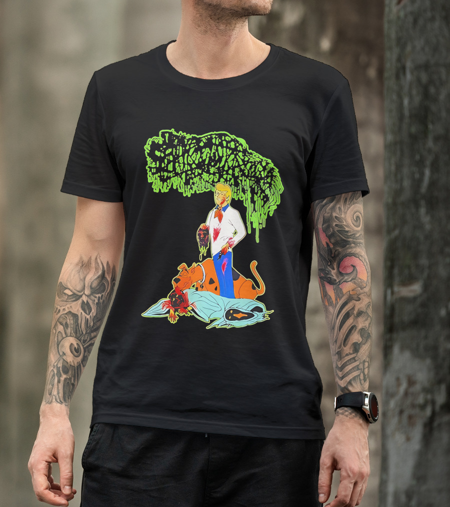 Sanguisugabogg Scooby Doo Fred Jones Horror Mashup T-Shirt