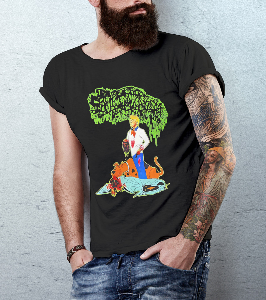 Sanguisugabogg Scooby Doo Fred Jones Horror Mashup T-Shirt