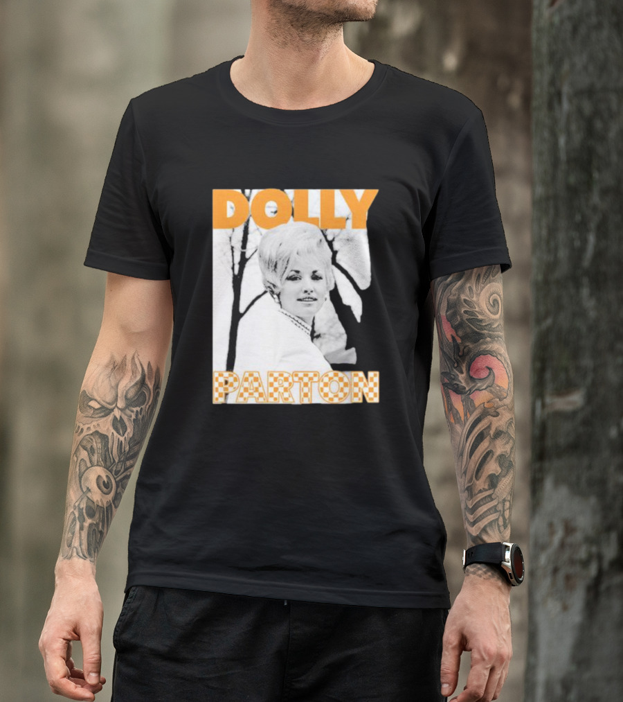 Dolly Parton Retro Black And White Tennessee T-Shirt