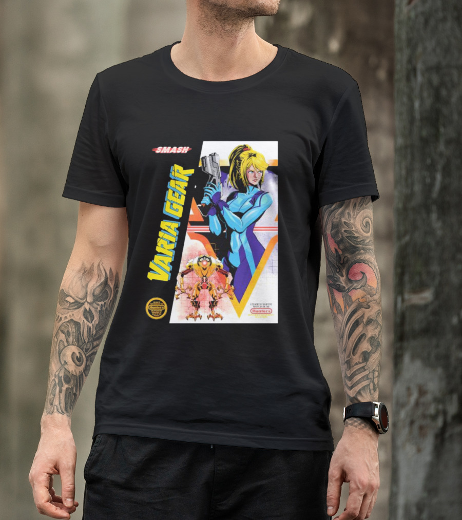 Smash Varia Gear Zero Suit Hunter Chronicles T-Shirt