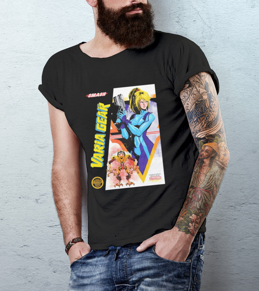 Smash Varia Gear Zero Suit Hunter Chronicles T-Shirt