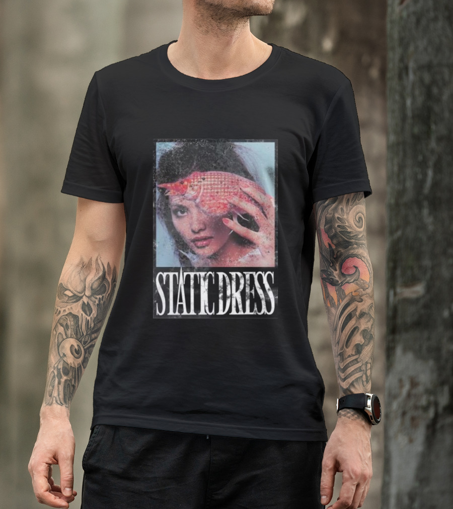 Static Dress Fish Net Mask T-Shirt