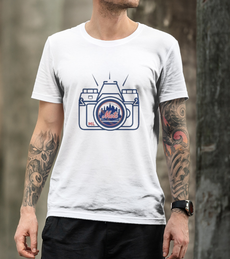 Mets Marc Levine ML Camera T-Shirt