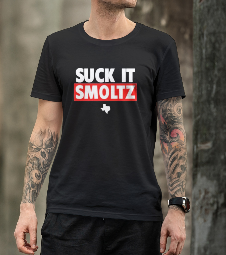 Rangers Nation Suck It Smoltz Texas Fan Shoutout T-Shirt