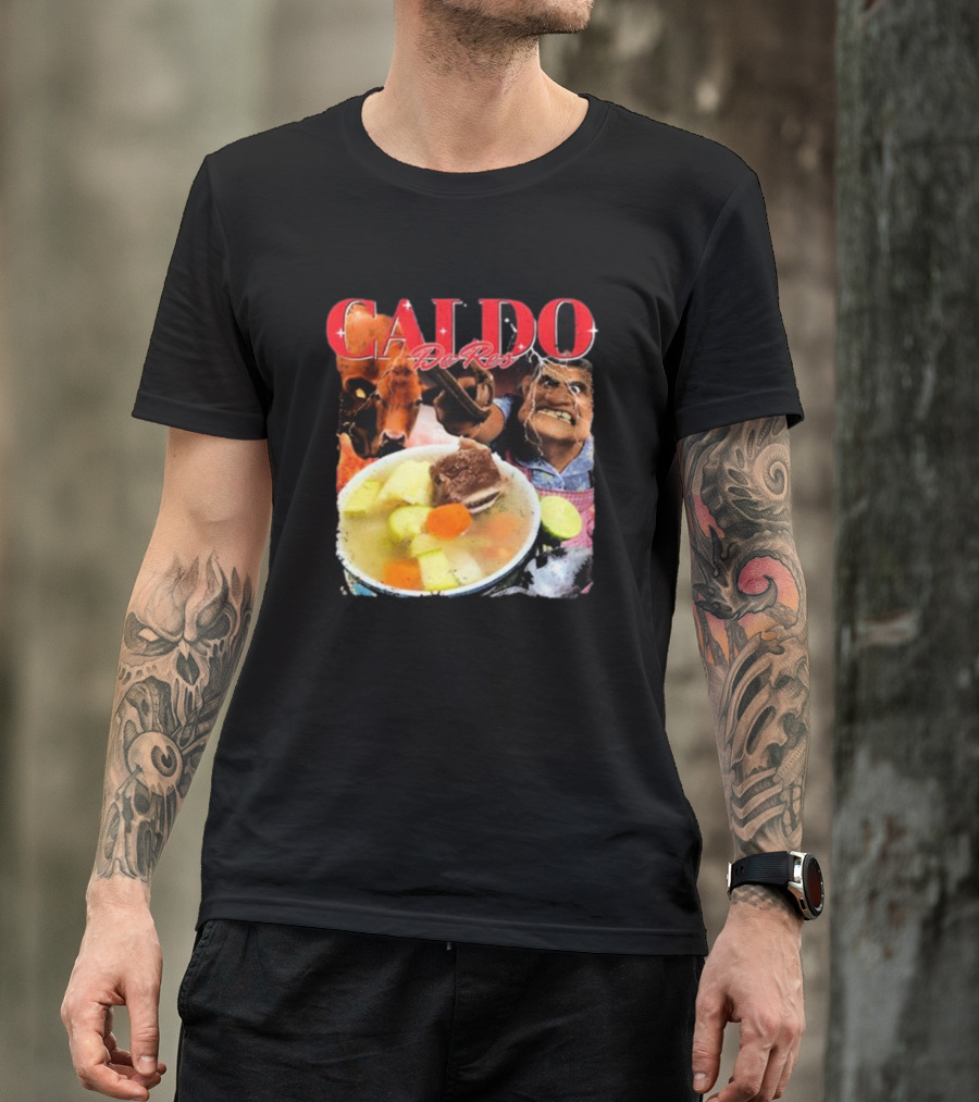 Caldo De Res Western Cowboy With Vegetable Soup T-Shirt