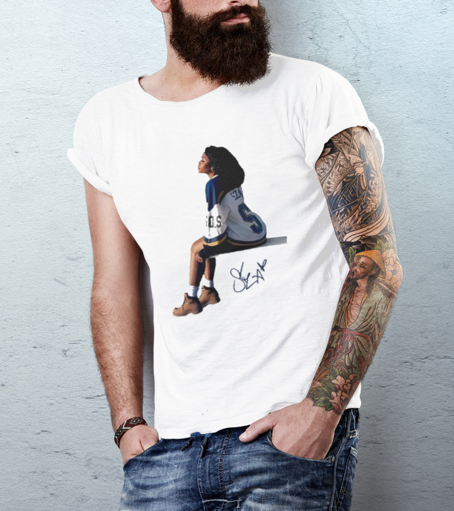 Sza Sos Signature Number 5 Sports T-Shirt