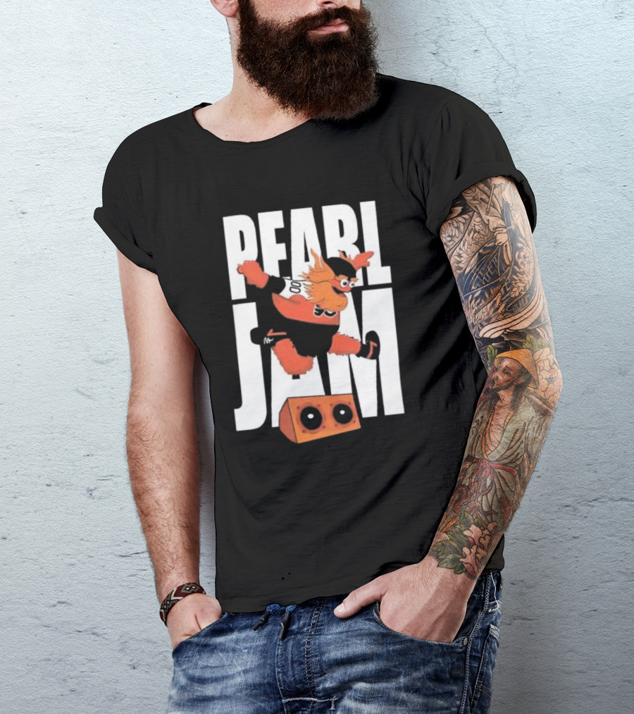 Philadelphia Flyers Gritty Pearl Jam Night T-Shirt
