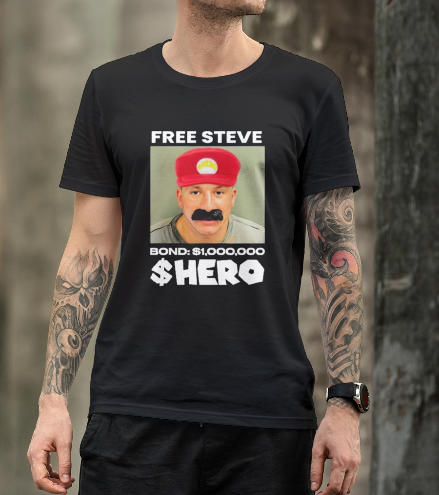 FREE STEVE BOND $1,000,000 $HERO T-Shirt
