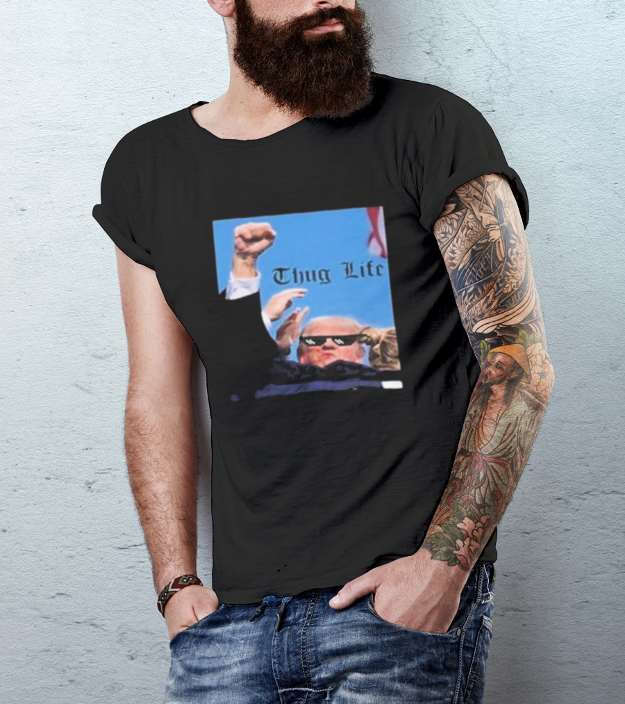 Trump Thug Life Sunglasses Meme T-Shirt