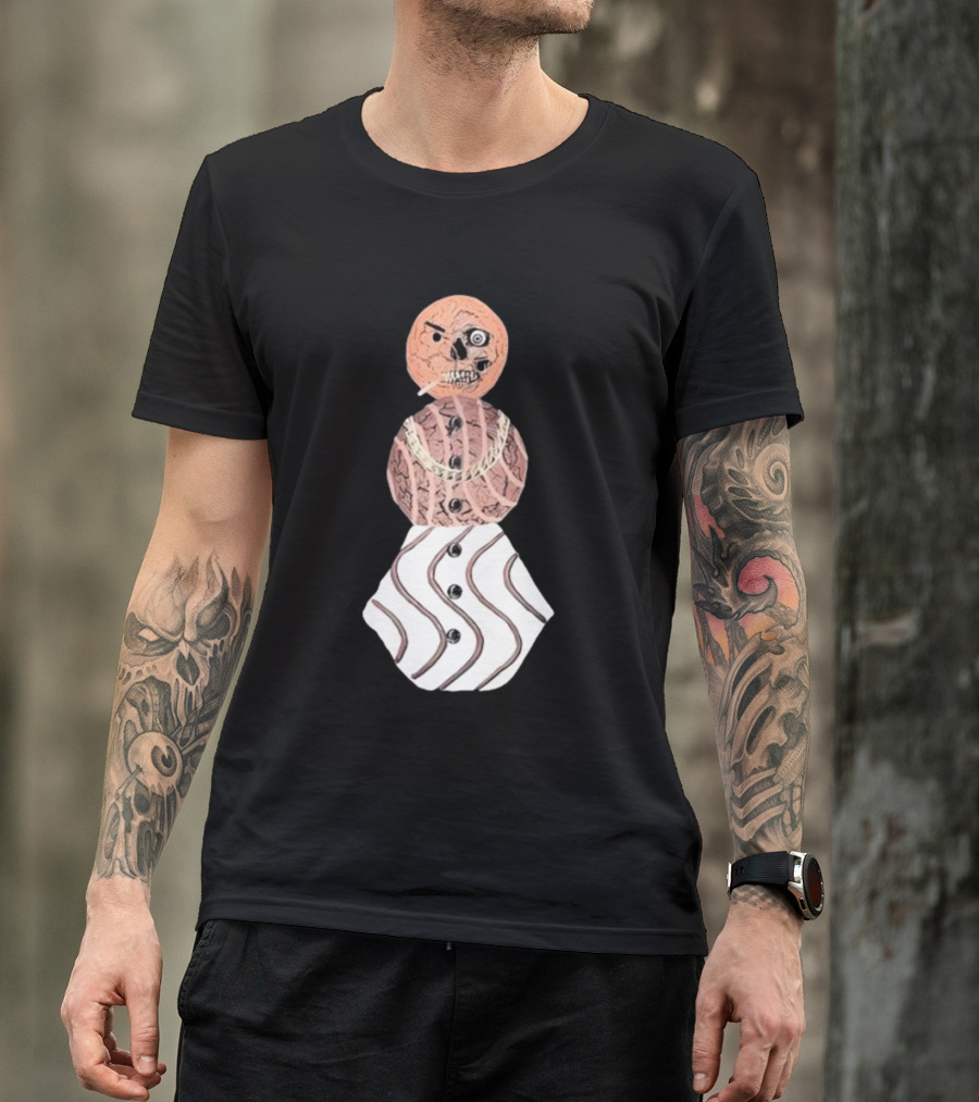 Halloween Snackman Cookie Skeleton Costume T-Shirt