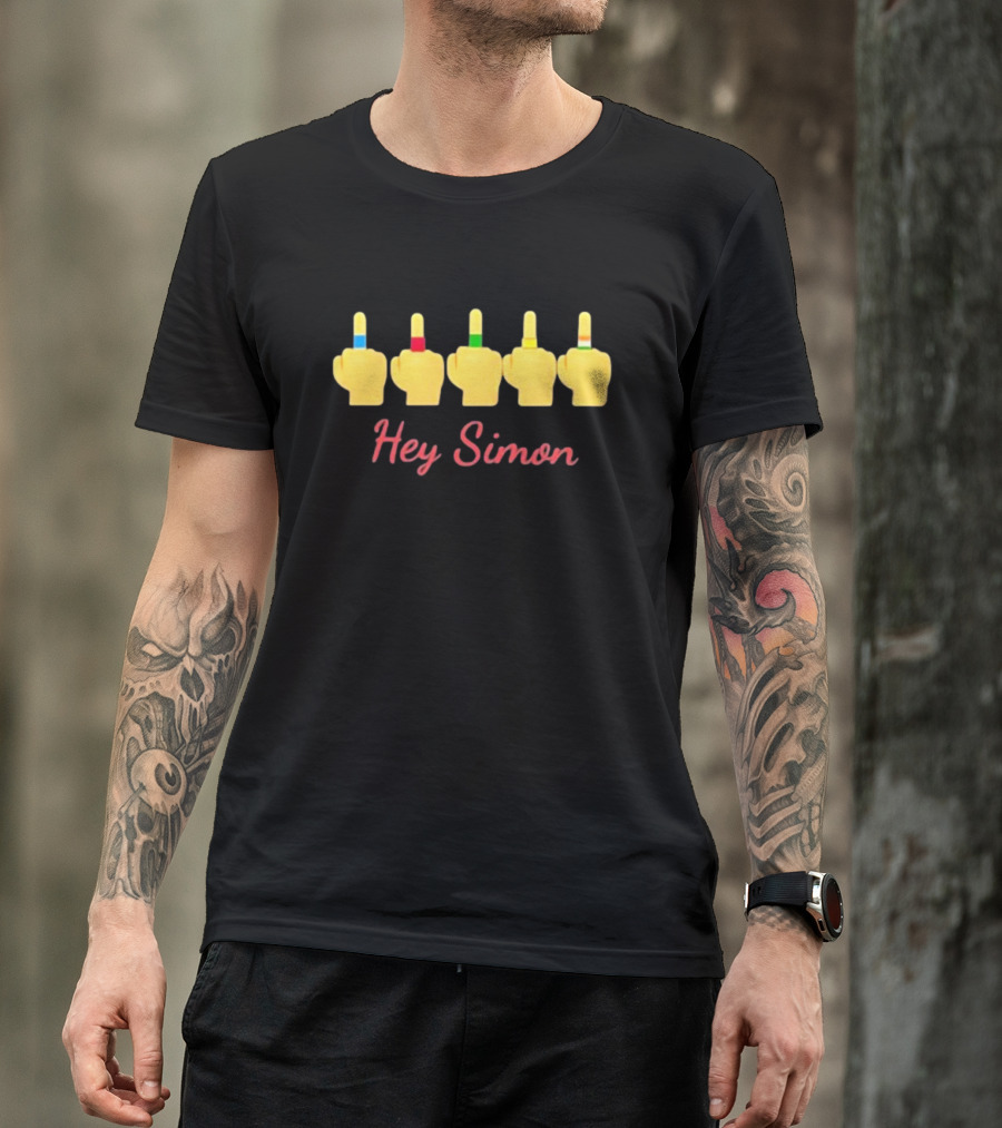 Hey Simon Finger Gesture Toy Color Sequence T-Shirt