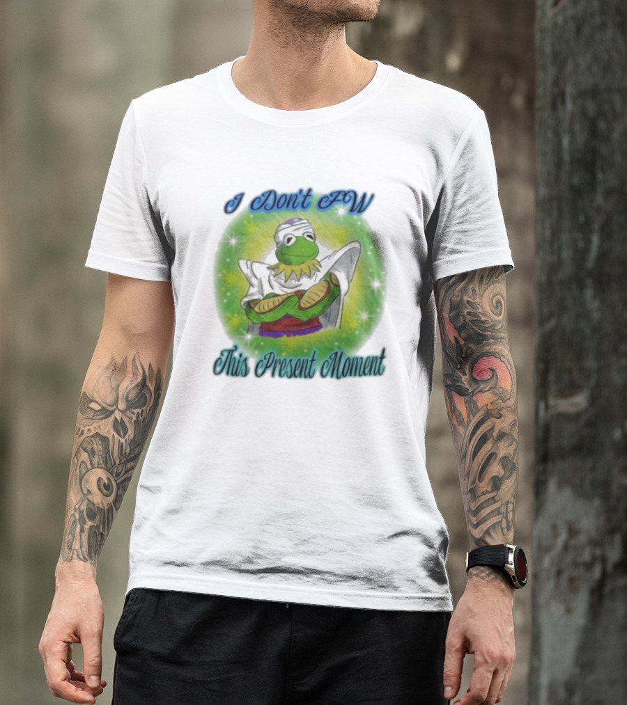 I Don't Fw This Present Moment Kermit Piccolo Fusion T-Shirt