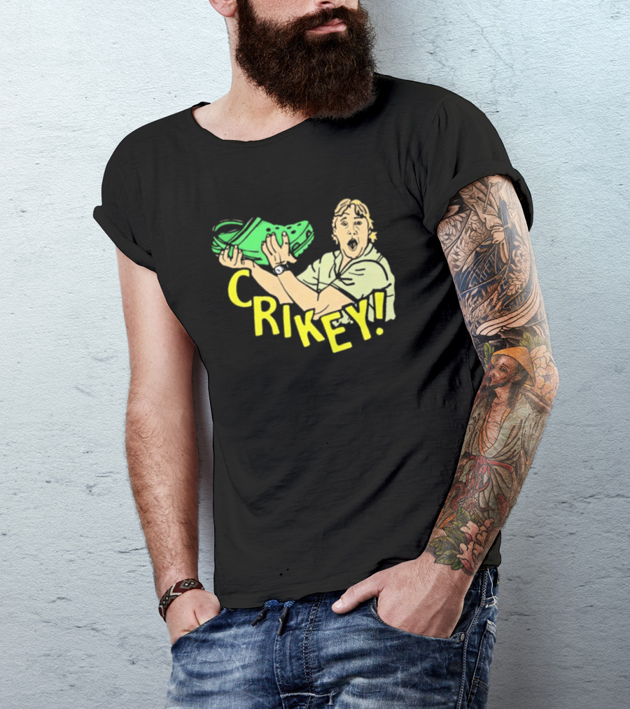 Crikey Crocs Hunter Surprise Enthusiasm T-Shirt