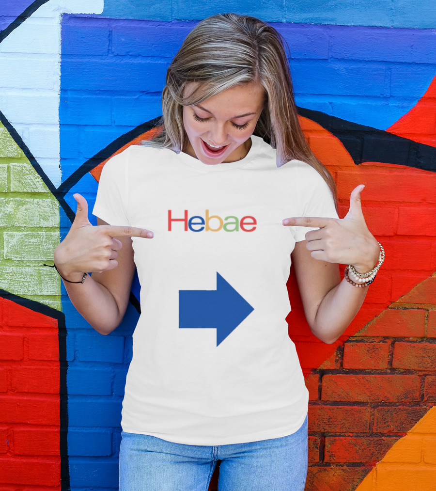 Cursed Couple’s Hebae Shebae Google Arrow T-Shirt