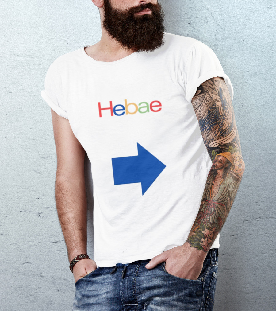 Cursed Couple’s Hebae Shebae Google Arrow T-Shirt