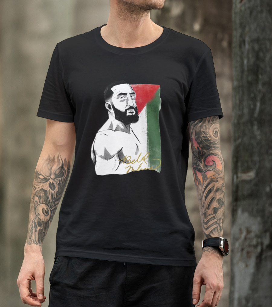 Remember The Name Belal Muhammad Palestinian Flag T-Shirt